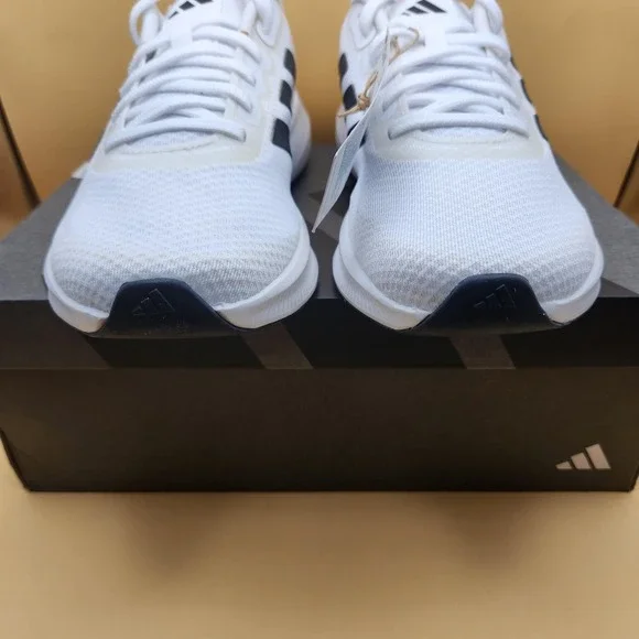 Adidas Shoes Womens Size 11‎ White Black Runfalcon 3.0 Cloudfoam Running HP7557 - Picture 4 of 10